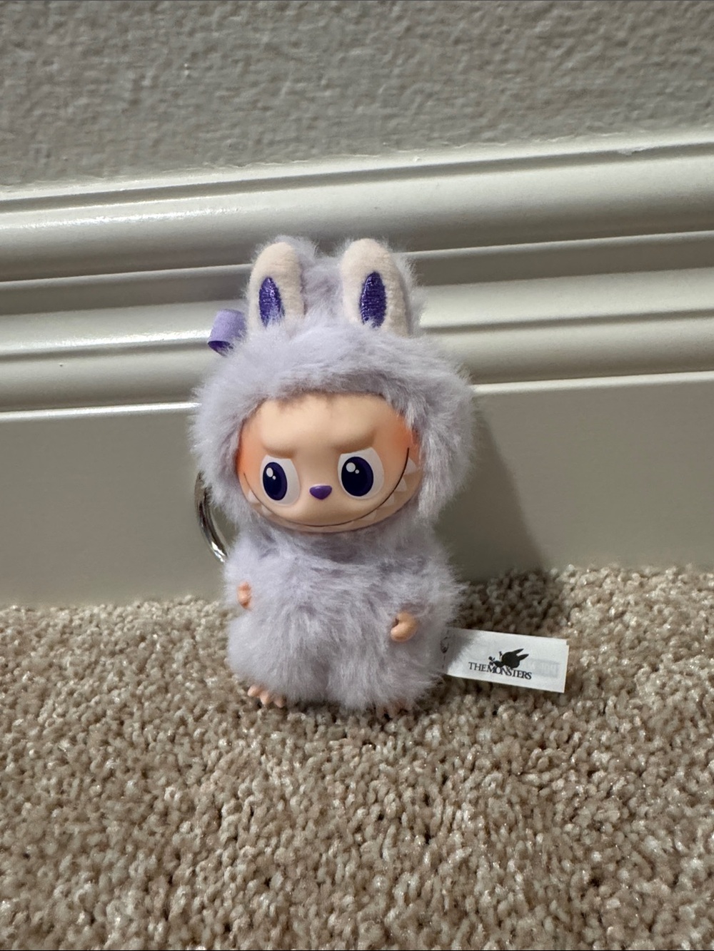Labubu THE MONSTERS Pin for Love Series-Vinyl Plush Pendant - Letter E